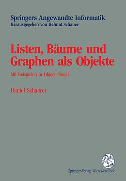 E-Book (pdf) Listen, Bäume und Graphen als Objekte von Daniel Schaerer