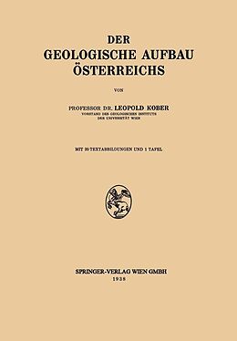 E-Book (pdf) Der Geologische Aufbau Österreichs von NA Kober
