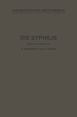 E-Book (pdf) Die Syphilis von NA Wassermann, NA Meirowsky, NA Pinkus