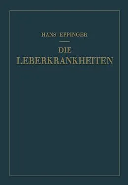 E-Book (pdf) Die Leberkrankheiten von Hans Eppinger