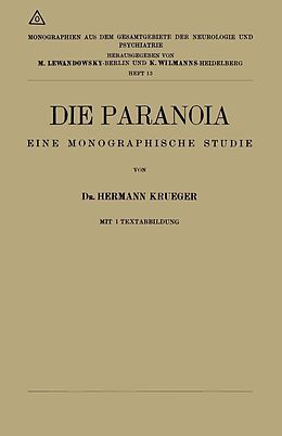 E-Book (pdf) Die Paranoia von Hermann Krueger