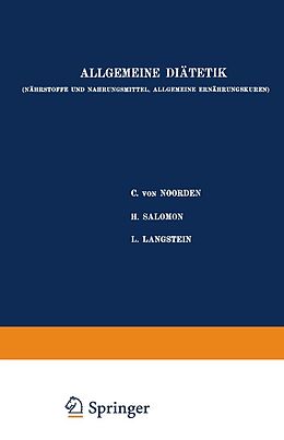 E-Book (pdf) Handbuch der Ernährungslehre von Carl von Noorden, Hugo Salomon
