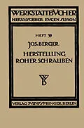 E-Book (pdf) Die Herstellung roher Schrauben von NA Berger