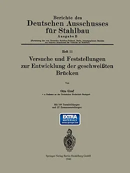 E-Book (pdf) Versuche und Feststellungen zur Entwicklung der geschweißten Brücken von Otto Graf