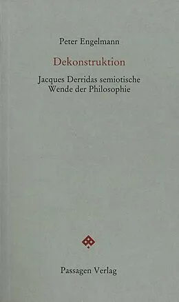 E-Book (epub) Dekonstruktion von Peter Engelmann