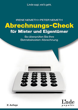 E-Book (epub) Abrechnungs-Check für Mieter und Eigentümer von Peter Nemeth, Irene Nemeth