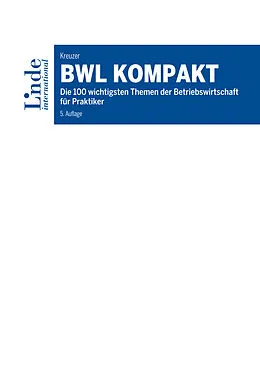 E-Book (epub) BWL kompakt von Christian Kreuzer