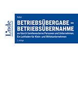 E-Book (pdf) Betriebsübergabe - Betriebsübernahme von Albert Walter Huber
