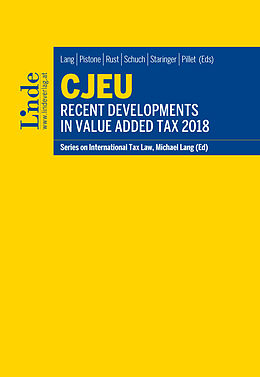 eBook (pdf) CJEU - Recent Developments in Value Added Tax 2018 de 