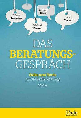 E-Book (pdf) Das Beratungsgespräch von Adelheid Wimmer, Walter Buchacher, Gerhard Kamp