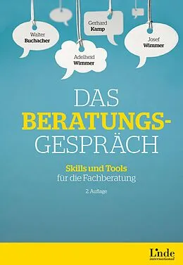 E-Book (epub) Das Beratungsgespräch von Adelheid Wimmer, Walter Buchacher, Gerhard Kamp
