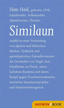 E-Book (epub) Similaun von Hans Haid