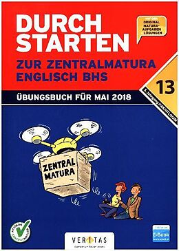 Loseblatt Durchstarten zur Zentralmatura 2018. Englisch BHS (inkl. E-Book) von Emii Bergmann, Franz Zach