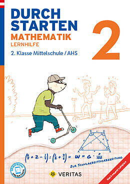 Kartonierter Einband Durchstarten Mathematik 2. Klasse Mittelschule/AHS Lernhilfe von Markus Olf