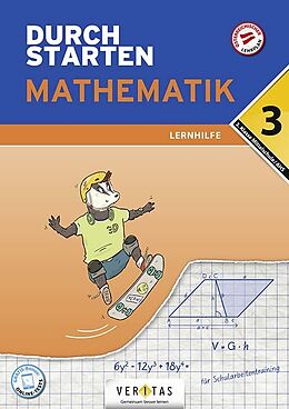 Fester Einband Durchstarten Mathematik 3. Klasse Mittelschule/AHS Lernhilfe von Markus Olf