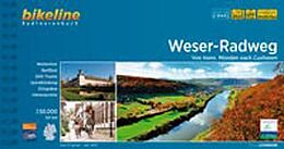 Kartonierter Einband Weser-Radweg von 