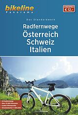 Kartonierter Einband Radfernwege Österreich, Schweiz, Italien von 
