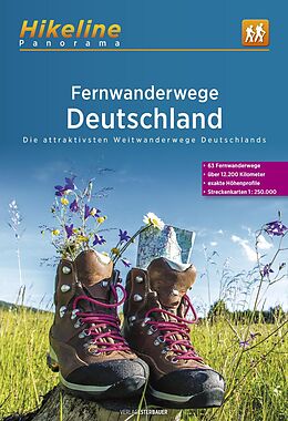 Kartonierter Einband Fernwanderwege Deutschland von 