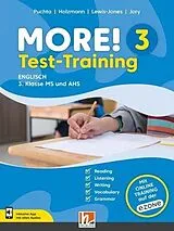 Kartonierter Einband MORE! 3 (Lehrplan 2023) | Test-Training von Herbert Puchta, Peter Lewis-Jones, Christian Holzmann