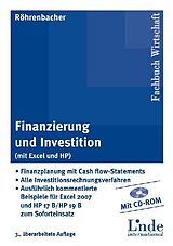 Finanzierung Und Investition Mit Excel Uhp Hans - 