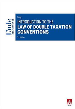 Couverture cartonnée Introduction to the Law of Double Taxation Conventions de Michael Lang