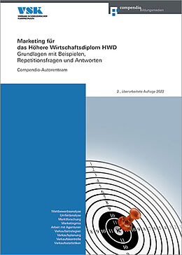 Kartonierter Einband Marketing für das Höhere Wirtschaftsdiplom HWD von Compendio Autorenteam