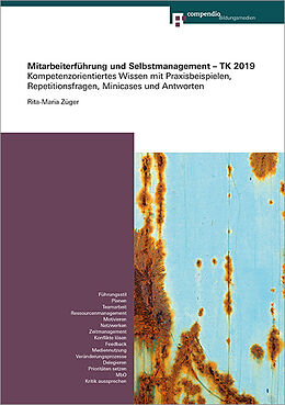 Couverture cartonnée Mitarbeiterführung und Selbstmanagement - TK 2019 de Margot Christen, Gerhard Meyer, Rita-Maria Züger