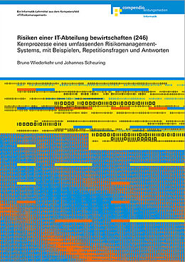 Paperback Risiken einer IT-Abteilung bewirtschaften (246) von Bruno Wiederkehr, Johannes Scheuring