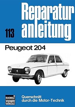 Kartonierter Einband Peugeot 204 von 
