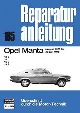 Kartonierter Einband Opel Manta 08/70 bis 08/75 von 