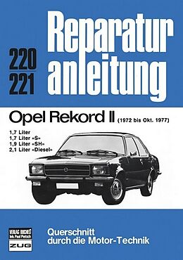 Kartonierter Einband Opel Rekord II 1972-1977 von 