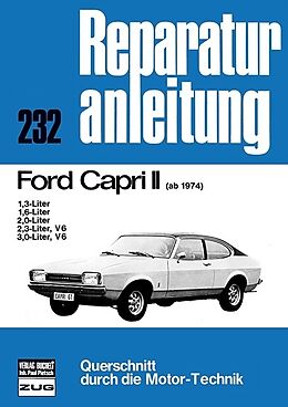 Kartonierter Einband Ford Capri II ab 1974 von 