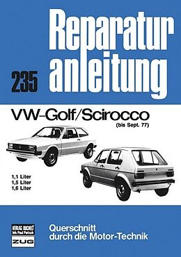 Kartonierter Einband VW Golf Scirocco bis 09/77 von 