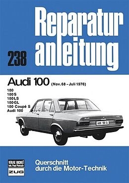 Kartonierter Einband Audi 100 11/68 bis 07/76 von 