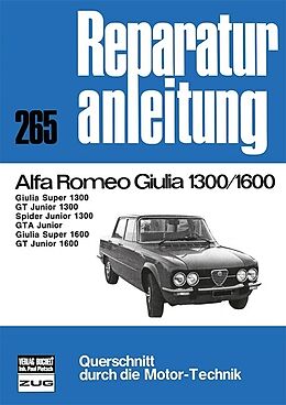 Kartonierter Einband Alfa Romeo Giulia 1300/1600 von 