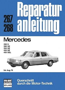 Kartonierter Einband Mercedes 280/350/450 bis 8/79 von 