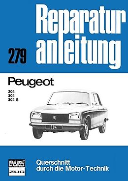 Kartonierter Einband Peugeot 204 / 304 / 304 S von 