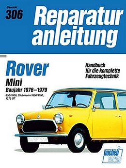 Kartonierter Einband Rover Mini Baujahr 1976-1979 von 