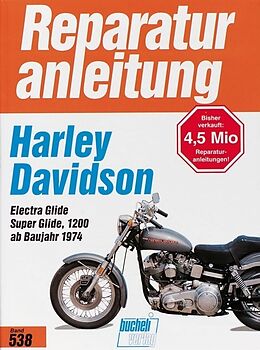 Kartonierter Einband Harley-Davidson Electra Glide / Super Glide 1200 von 
