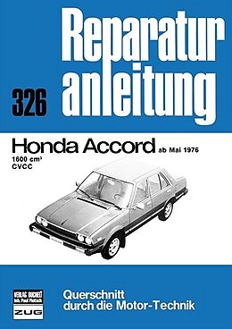 Kartonierter Einband Honda Accord ab Mai 1976 von 