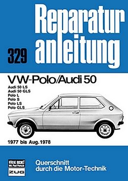 Kartonierter Einband VW Polo/Audi 50 1977 bis August 1978 von 