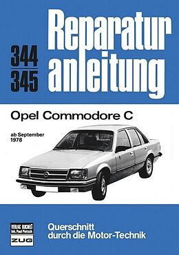 Kartonierter Einband Opel Commodore C ab 09/1978 von 