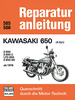 Kartonierter Einband Kawasaki 650 (4 Zyl.) ab 1976 von 