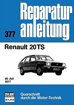 Kartonierter Einband Renault 20 TS ab Juli 1977 von 
