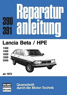 Kartonierter Einband Lancia Beta HPE ab 1972 von 