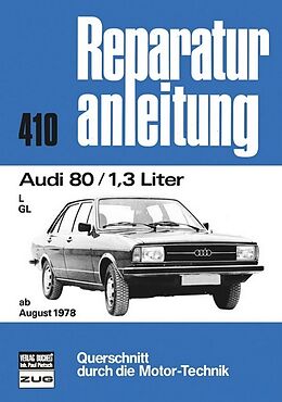Kartonierter Einband Audi 80 1.3 l ab 08/1978 von 