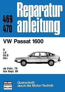 Kartonierter Einband VW Passat 1600 ab Februar 1979 bis September 1980 von 