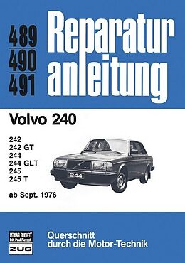 Kartonierter Einband Volvo 240 ab 09/1976 von 