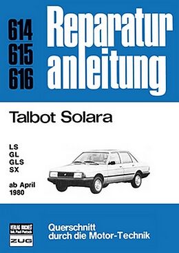 Kartonierter Einband Talbot Solara ab April 1980 von 