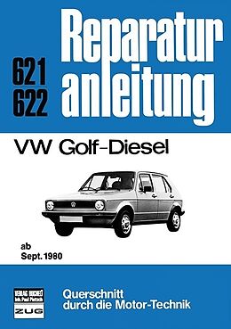 Kartonierter Einband VW Golf-Diesel von 